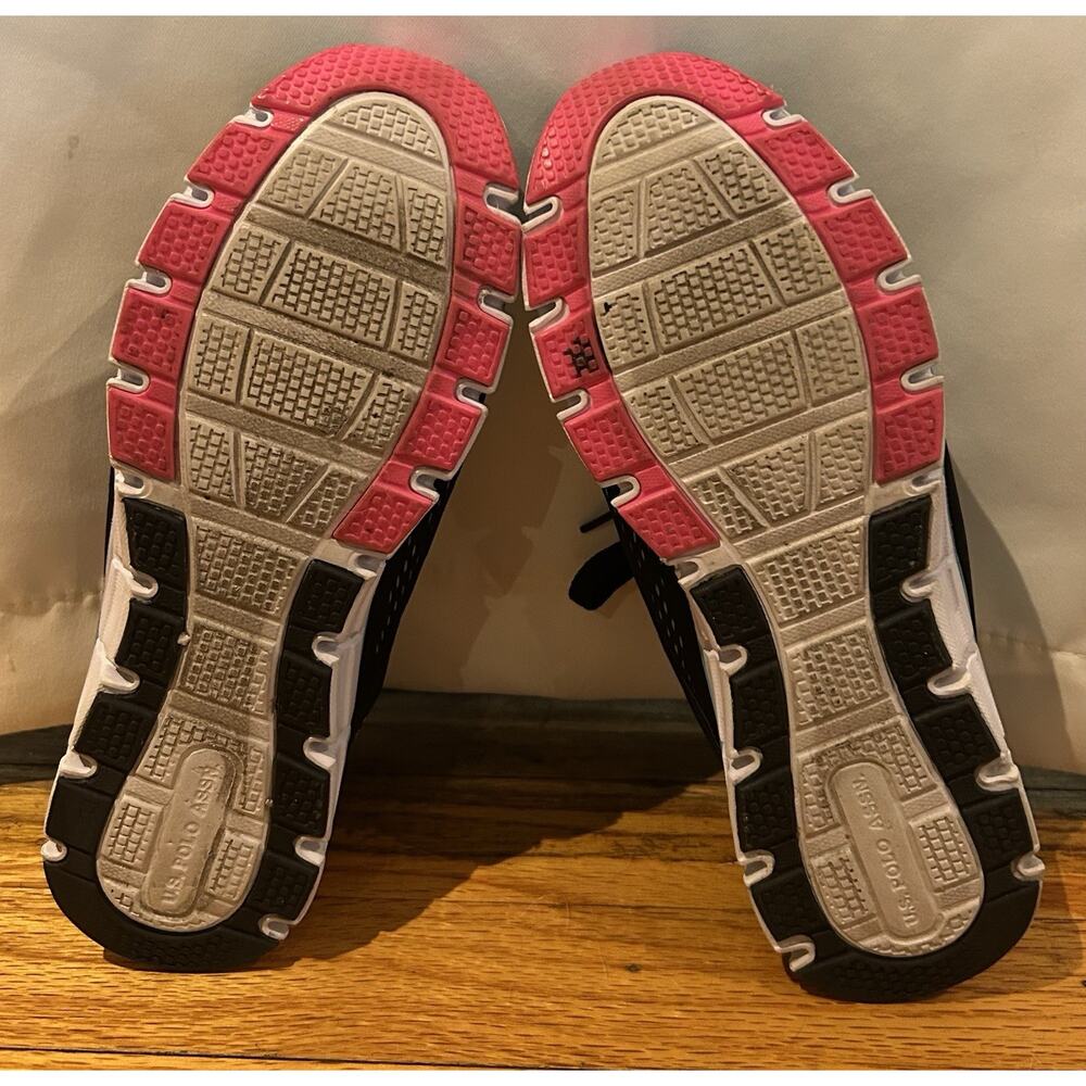 U.S. Polo Assn. Black/Pink Sneakers Women Size 7.5 - Picture 7 of 7